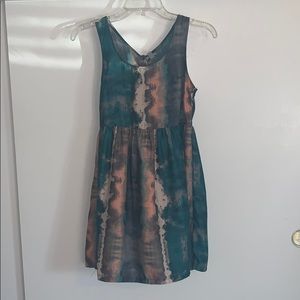 Urban Outfitters Ecoté Dyed Dress Peek A Boo Back